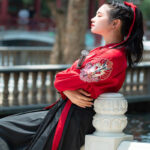 Kimono traditionnel japonais en style Haori
