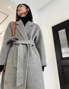 Manteau kimono en laine élégante pour l'hiver