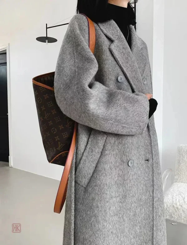 Vêtement chaud en laine, style kimono femme
