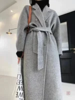 Manteau kimono femme en laine, confort et style
