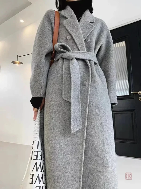 Manteau kimono femme en laine, confort et style