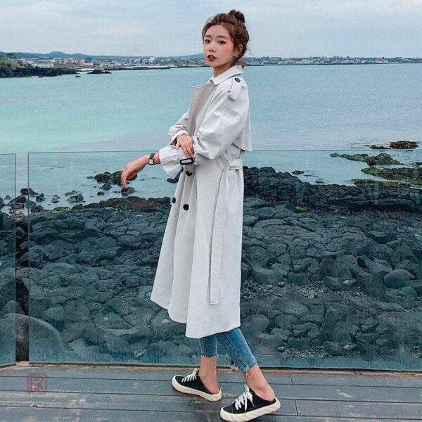 Style boho avec ce manteau kimono long féminin