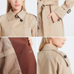 Manteau kimono féminin, coupe fluide et légère