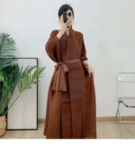 Kimono Marron élégant et fluide