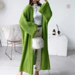 Manteau Kimono Maxi Tricot pour femme