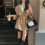 Manteau Kimono en Laine pour Femme