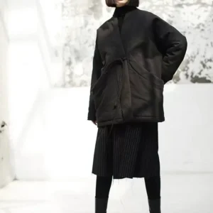 Manteau Kimono Épais pour un style rétro