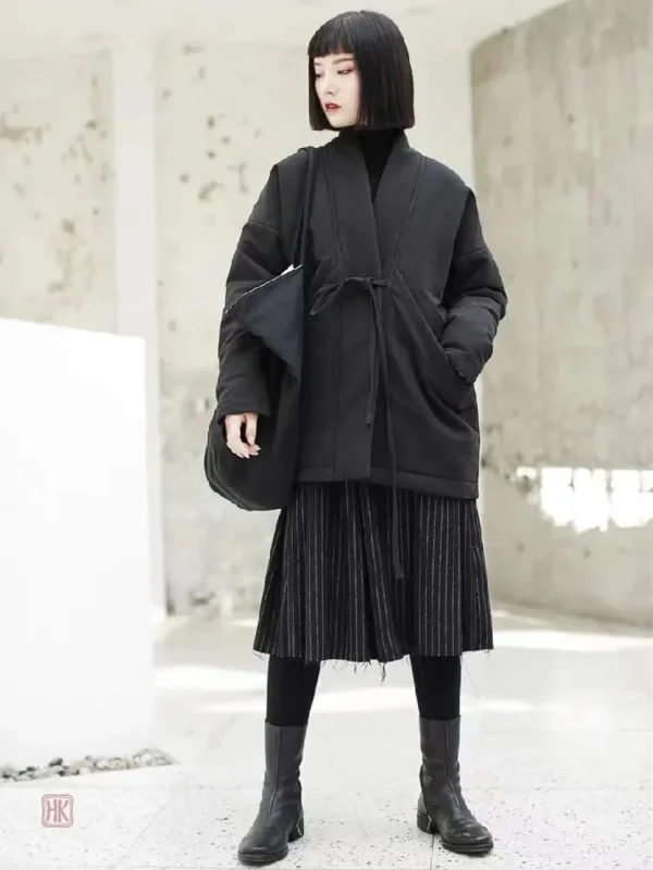 Manteau Kimono, design vintage et épais