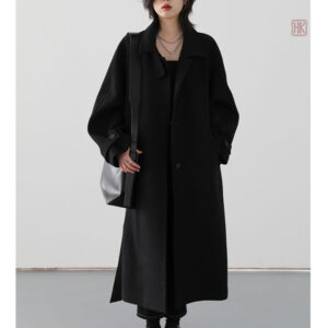 Manteau long femme, parfait pour les journées froides