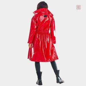 Vêtement de dessus femme style kimono rouge