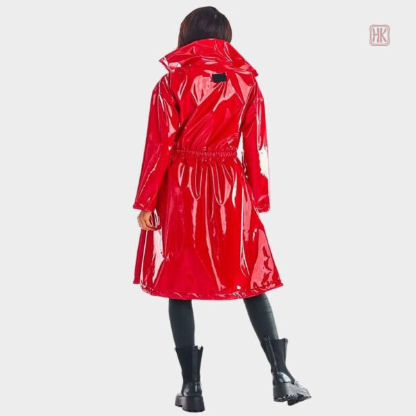 Vêtement de dessus femme style kimono rouge
