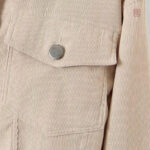 Manteau décontracté beige pour femme