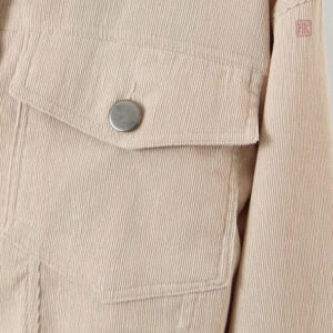 Manteau décontracté beige pour femme