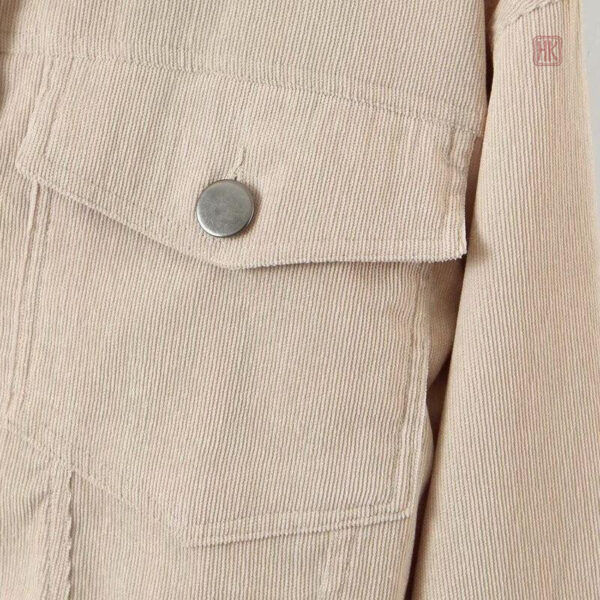 Manteau décontracté beige pour femme