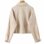 Vêtement femme beige mi-long chic