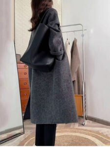 Vêtement d'extérieur kimono long pour femme