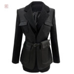 Manteau cuir femme, touche de sophistication