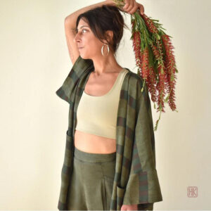 Manteau kimono à manches larges