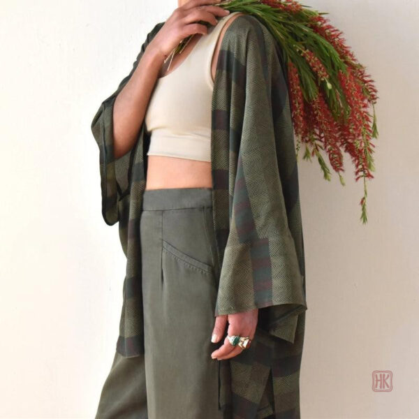 Manteau kimono à porter en toutes saisons
