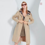 Manteau coupe vent élégant pour femme