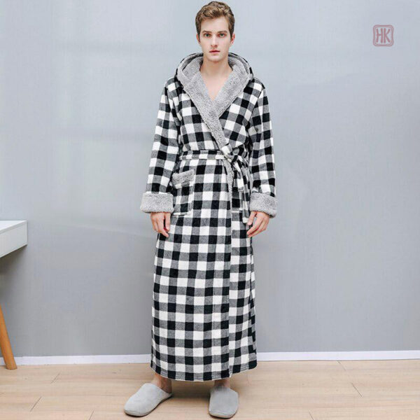 peignoir-bain-eponge-homme-1 Peignoir éponge homme confortable en style kimono
