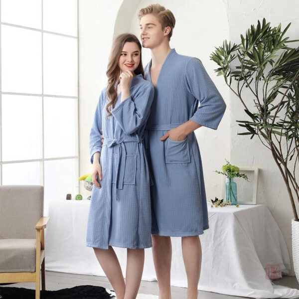Peignoir d'été confortable pour homme, style kimono