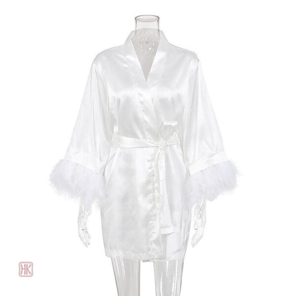 Peignoir kimono pour moments de détente