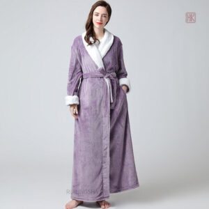 Peignoir de bain élégant pour femme, style kimono