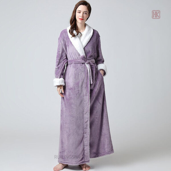 Peignoir de bain élégant pour femme, style kimono