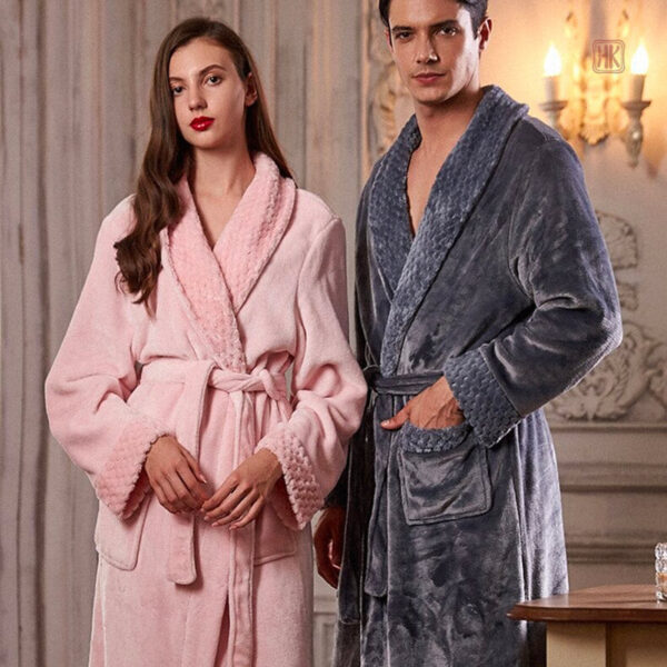 Peignoir de Bain Femme, style kimono, doux et élégant