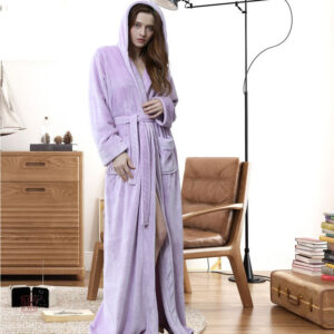 Peignoir kimono femme violet confortable et élégant