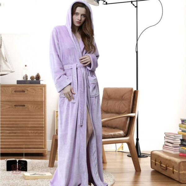 peignoir-de-bain-femme-violet-1 Peignoir kimono femme violet confortable et élégant
