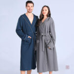 Peignoir doux et léger, design kimono pour femme
