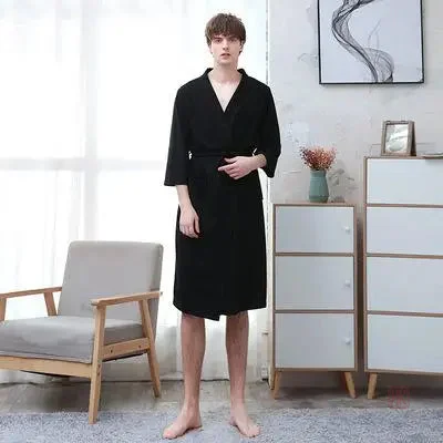 peignoir-de-bain-homme-kimono-1 Peignoir de bain kimono homme élégant et confortable