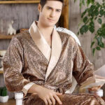 Peignoir kimono homme, idéal pour le bain et les moments de détente