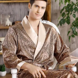 Peignoir kimono homme, idéal pour le bain et les moments de détente