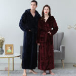 Peignoir femme style kimono, couleur rouge