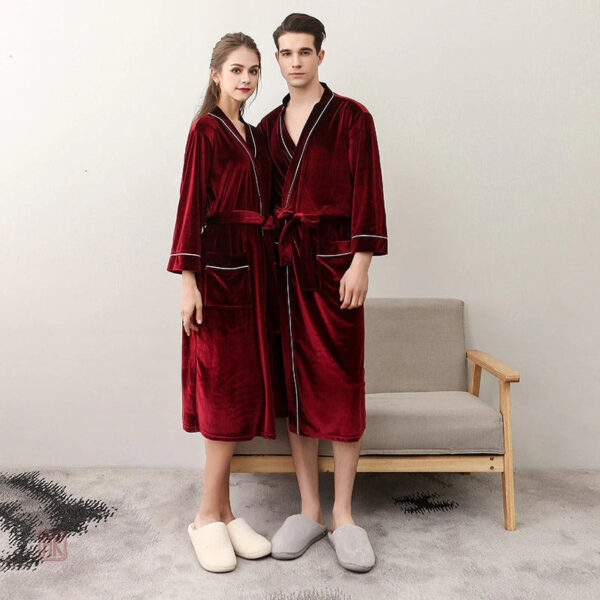 Peignoir de Bain Élégant en Satin