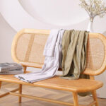 Peignoir homme en tissu doux, style décontracté