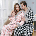Peignoir kimono en polaire, idéal pour les soirées cocooning