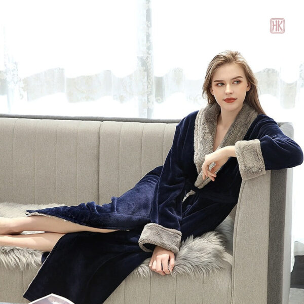Peignoir kimono femme, idéal pour la détente à la maison