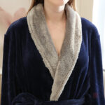 Peignoir kimono épais, style élégant et pratique pour tous les jours