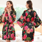 Style kimono femme, peignoir à l'allure moderne
