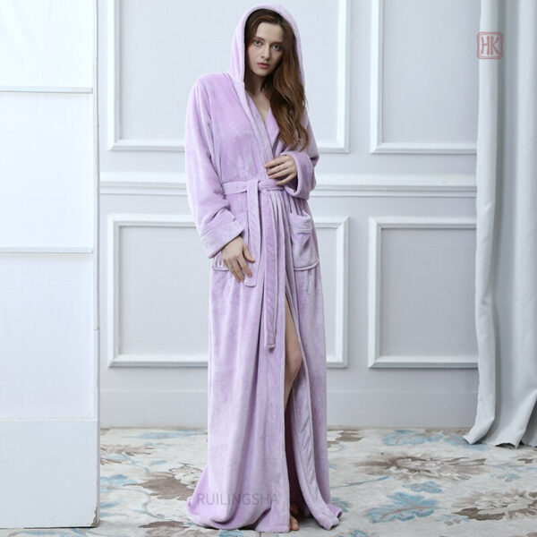 peignoir-femme-doux-polaire-1 Peignoir Femme Doux Polaire Kimono