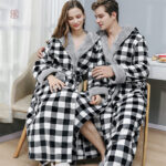 Peignoir douillet pour femme, style kimono, confortable et chaleureux