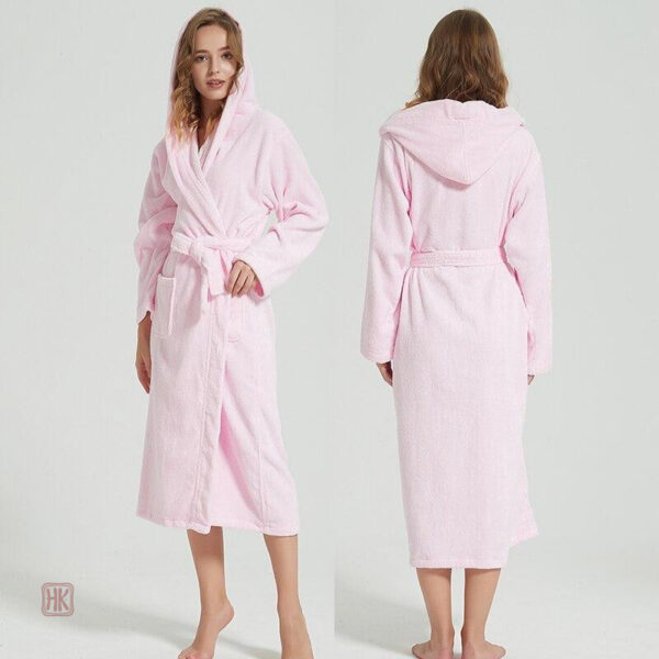 Peignoir femme style kimono, tissu coton