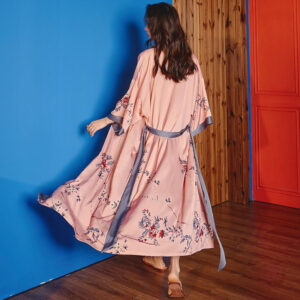 Peignoir léger style kimono pour femme