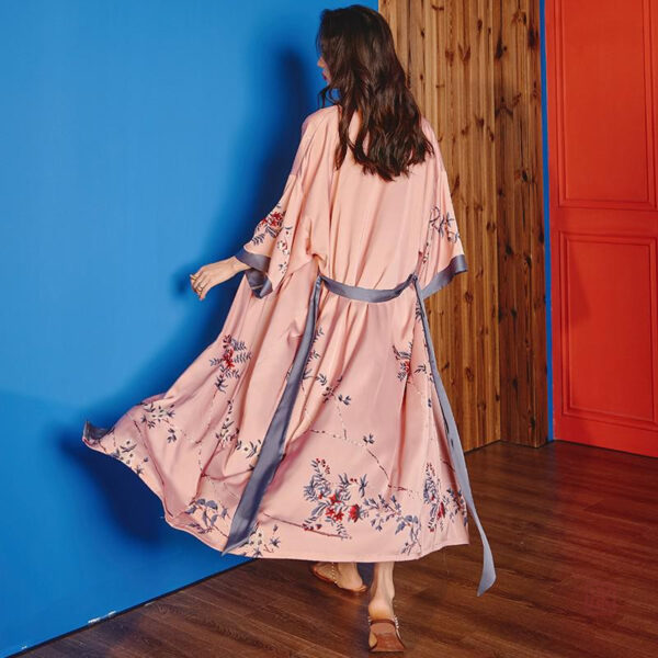 Peignoir léger style kimono pour femme