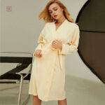 Peignoir Kimono Femme élégant pour la maison