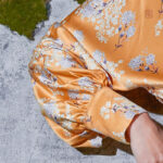 Peignoir femme à motif, style kimono confortable